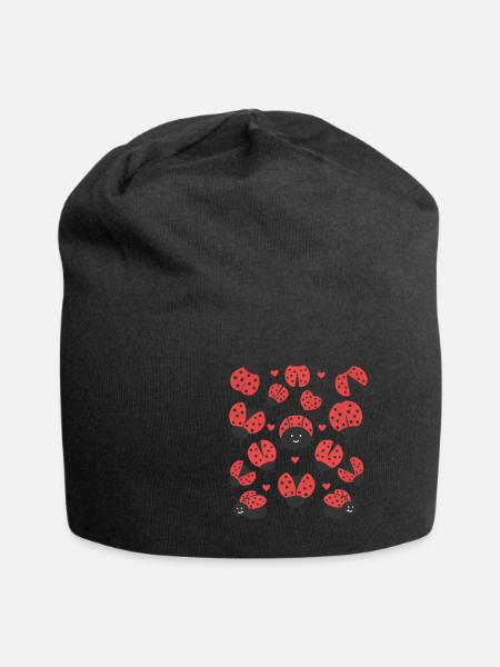 coccinelle - Bonnet en jersey - noir