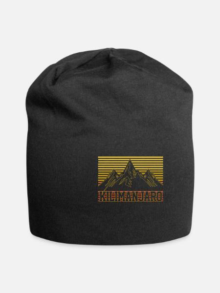 Kilimanjaro - Jersey Beanie - black