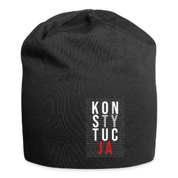 Konstytucja Constitution | Poland, Polish, Polska - Jersey Beanie - black - Front