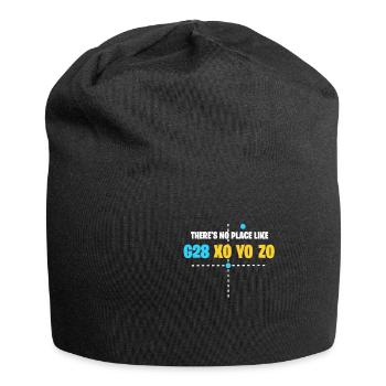 3d print - Jersey Beanie - black - Front