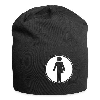 LGBT Trans Trans Transgender Stolz - Jersey-Beanie - Schwarz - Vorne