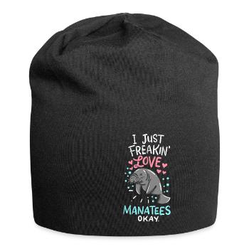 Seekuh - Jersey-Beanie - Schwarz - Vorne