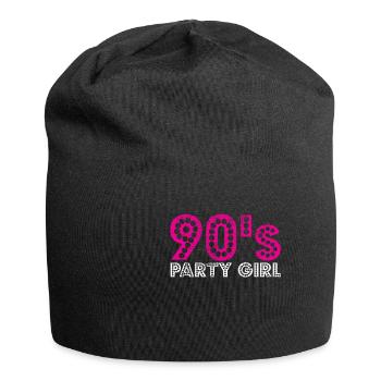 Fête des années 90 - Bonnet en jersey - noir - Devant