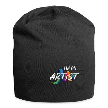 Künstler - Jersey-Beanie - Schwarz - Vorne