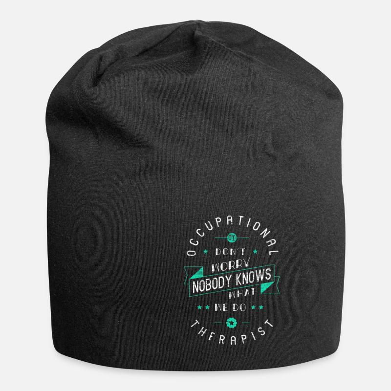 ergothérapie - Bonnet en jersey - noir