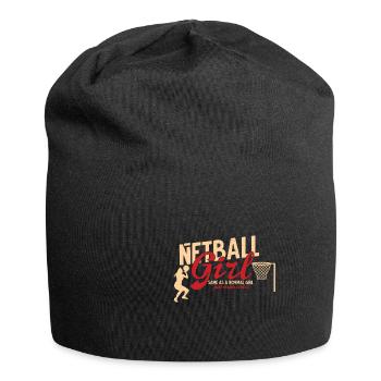 Netball Girl - Jersey Beanie - black - Front
