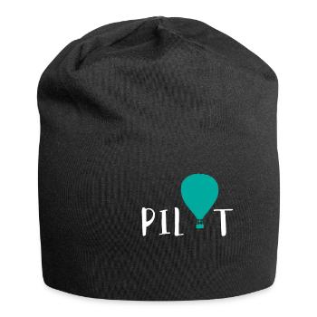Hot air balloon - Jersey Beanie - black - Front