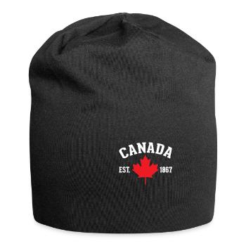 Kanada - Jersey-Beanie - Schwarz - Vorne