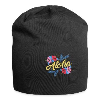 Aloha - Jersey-Beanie - Schwarz - Vorne