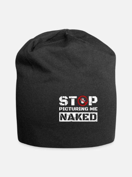 Sarkastischer Humor - Jersey-Beanie - Schwarz