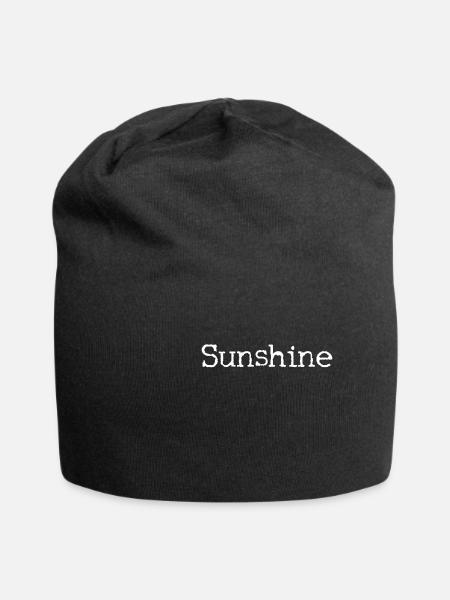 Soleil soleil soleil - Bonnet en jersey - noir