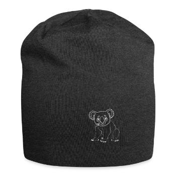 Koala bear - Jersey Beanie - charcoal grey - Front