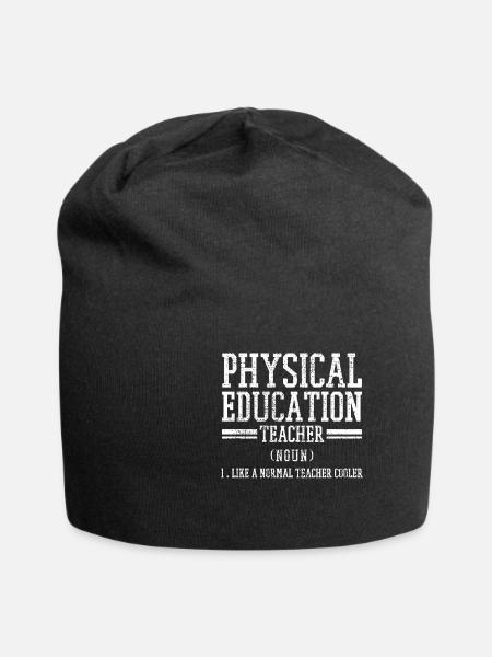 Sportunterricht Sportlehrer - Jersey-Beanie - Schwarz