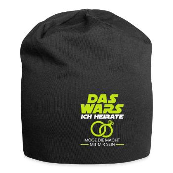Junggesellenabschied T Shirt Ideen Outfit JGA - Jersey-Beanie - Schwarz - Vorne