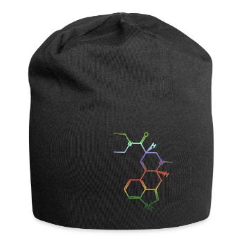 Molécule de formule structurelle LSD A. Hofmann Bicycle Day - Bonnet en jersey - noir - Devant