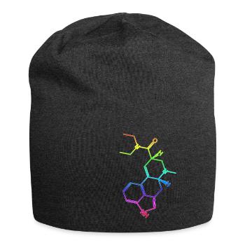 LSD Strukturformel Molekül A. Hofmann Bicycle Day - Jersey-Beanie - Anthrazit - Vorne