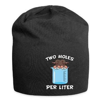 Chemiker Chemie Student Witz Uni Labor Geschenk - Jersey Beanie - black - Front