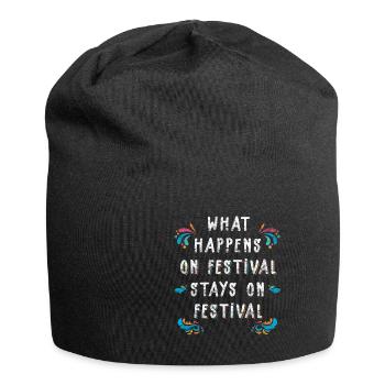 Festival - Jersey-Beanie - Schwarz - Vorne