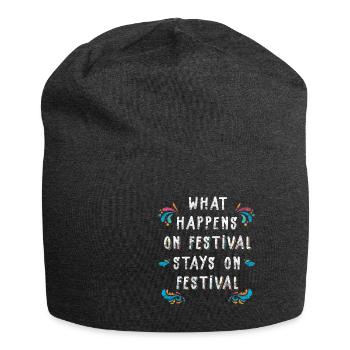 Festival - Jersey-Beanie - Anthrazit - Vorne