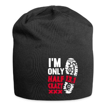 HALF MARATHON 13.1 I’m Only Half Crazy - Bonnet en jersey - noir - Devant