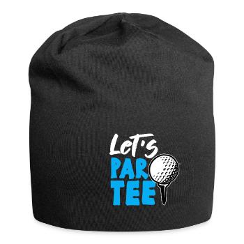 LETS PAR TEE Golfer Golf Golf Swing Party Humor - Jersey Beanie - black - Front