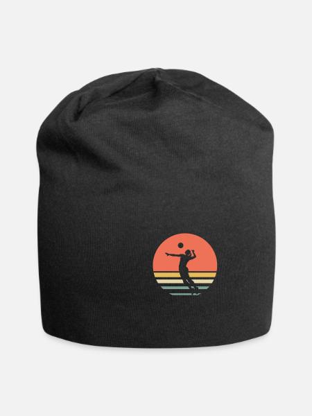 Beachvolleyball - Jersey-Beanie - Schwarz