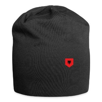 Albanie Drapeau - Bonnet en jersey - noir - Devant