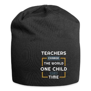 Teacher - Jersey Beanie - black - Front