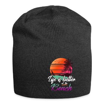 Strand - Jersey-Beanie - Anthrazit - Vorne