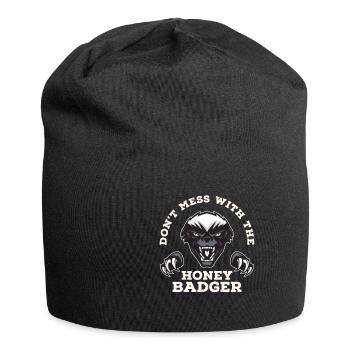 Honey badger predator - Jersey Beanie - black - Front