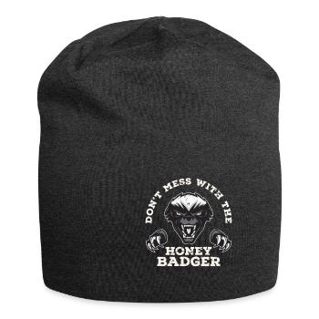 Chasseur de blaireau au miel - Bonnet en jersey - charbon - Devant