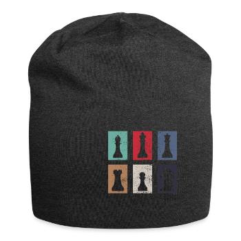 chess - Jersey Beanie - charcoal grey - Front