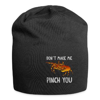 Krebs Meeresfrüchte - Jersey-Beanie - Schwarz - Vorne