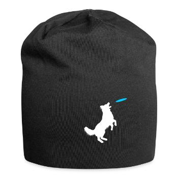 Dressage chien collie - Bonnet en jersey - noir - Devant