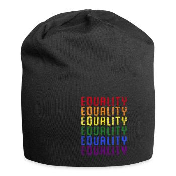 LGBT - Bonnet en jersey - noir - Devant
