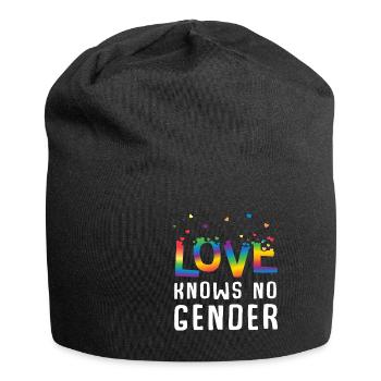 LGBT - Bonnet en jersey - noir - Devant