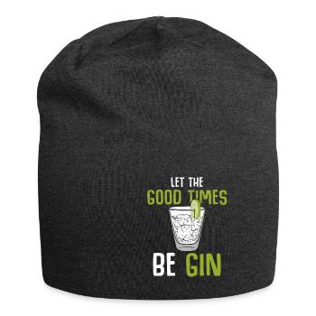 Gin - Jersey-Beanie - Anthrazit - Vorne