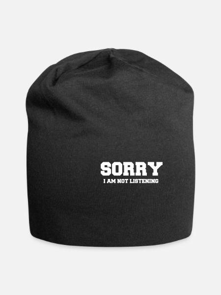Funny - Jersey Beanie - black
