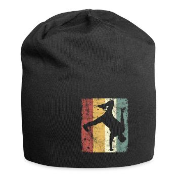 Breakdance Tanzen Streetdance Battle - Jersey-Beanie - Schwarz - Vorne