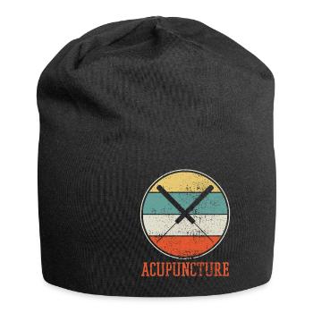 Acupuncture Vintage - Bonnet en jersey - noir - Devant