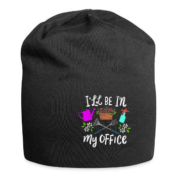 Gartenarbeit - Jersey-Beanie - Schwarz - Vorne