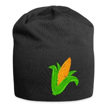 Vintage corn - Jersey Beanie - black - Front