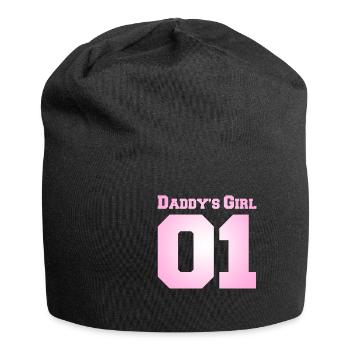Fille de papa 01, Fille de papa 01 - Bonnet en jersey - noir - Devant