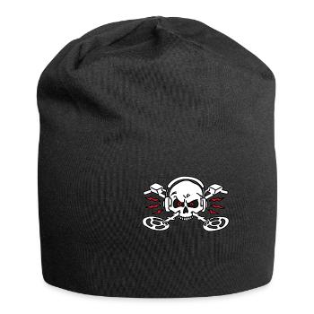 TREAUSRE HUNTER METAL DETECTOR SKULL - Jersey Beanie - black - Front