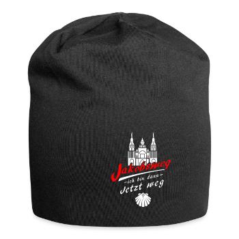 Santiago de Compostela Cathedral Way of St. James - Jersey Beanie - black - Front