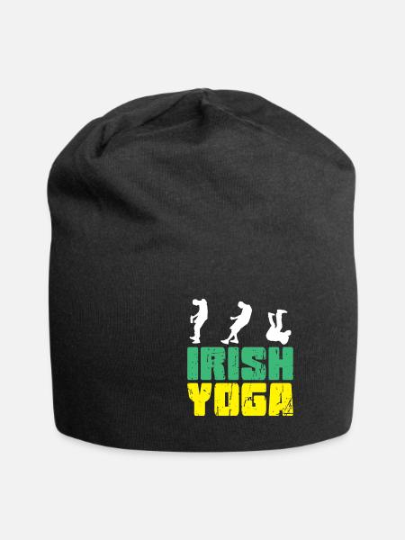 The Irish Yoga - Jersey-Beanie - Schwarz