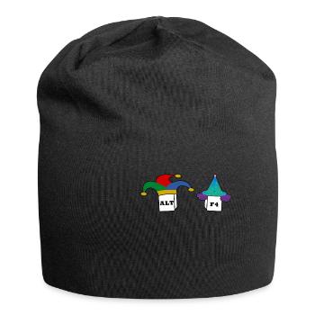 Alt F4, Tastatur, Computer Nerd Humor Geschenk - Jersey-Beanie - Schwarz - Vorne