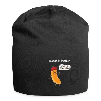 Bananenrepublik - Jersey-Beanie - Schwarz - Vorne