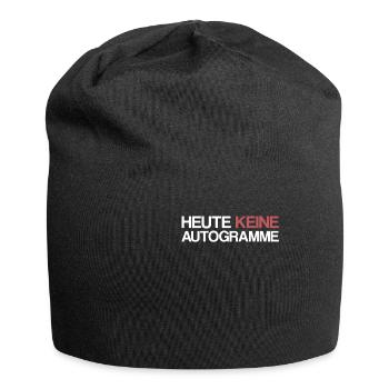 Heute keine Autogramme | VIP, Ironie, keine Lust - Jersey-Beanie - Schwarz - Vorne