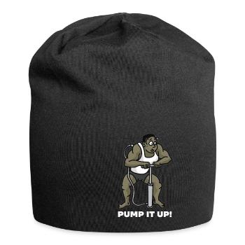PUMP IT UP pompe à air stéroïdes anabolisants - Bonnet en jersey - noir - Devant